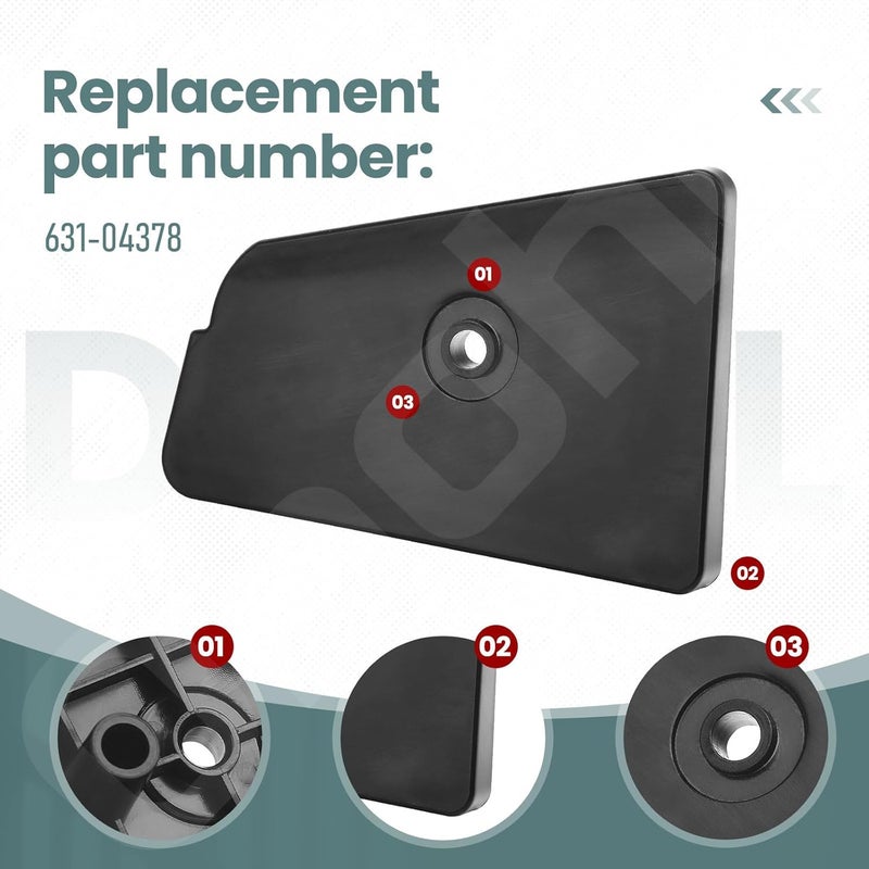 Ohoho 2 Pack 631-04378 Pole Saw Handle Bracket Kit -by - Compatible with MTD RM0612P, RM0815P, RM1015P, Craftsman 31641474, 31664558, Remington, Troy Bilt Pole Saws - Image 3